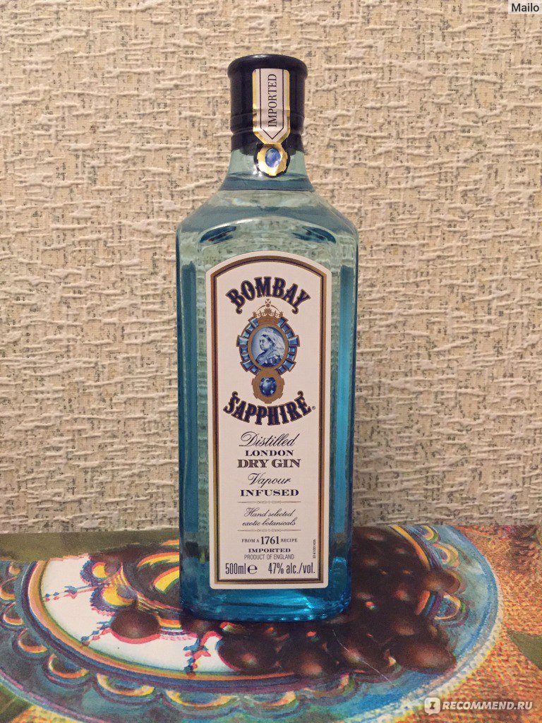 Джин Bombay Sapphire - «Неплохой, но переоцененный» | отзывы