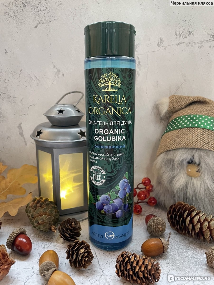 БИО-гель для душа Фратти НВ «Organic Golubika» освежающий серии ...