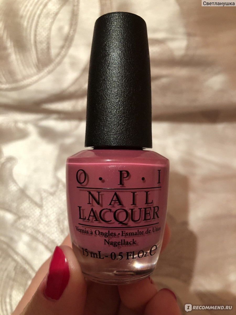 Лак для ногтей OPI Nail Lacquer - «Салонный маникюр на дому: возможно ли? »  | отзывы