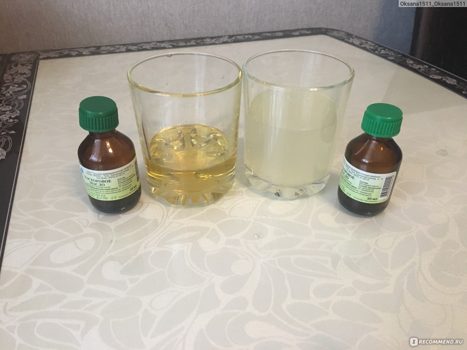 Касторовое масло для очищения кишечника в домашних