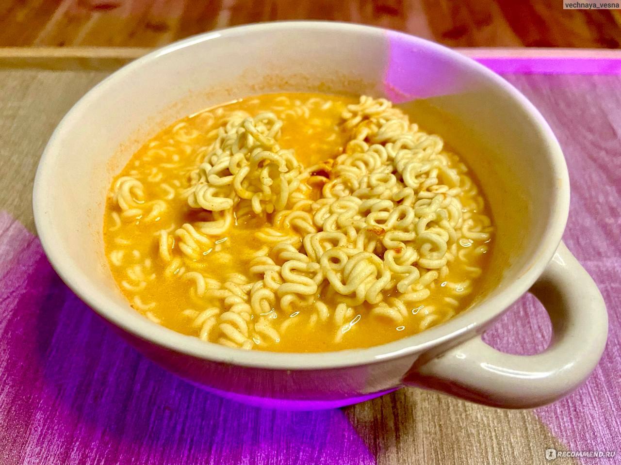 Лапша быстрого приготовления Samyang Cheese Ramen - «Очень сырная и  остренькая лапша Cheese Ramen от Samyang 🍜» | отзывы