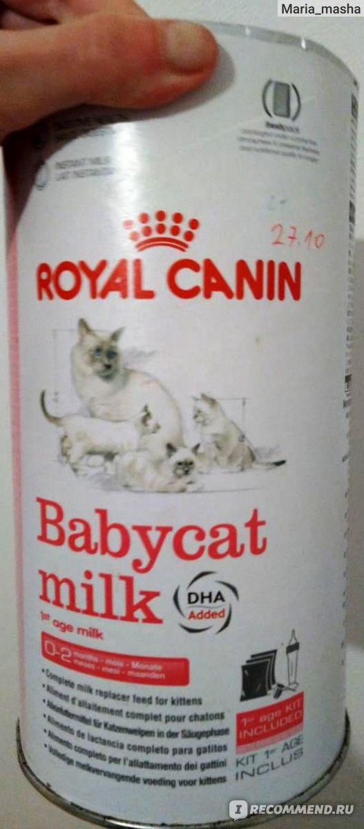 Заменитель кошачьего молока Royal Canin Babycat Milk - «Спасли 2 котят.  Фото + Видео. Мой опыт выхаживания новорожденных котят без мамы.» | отзывы