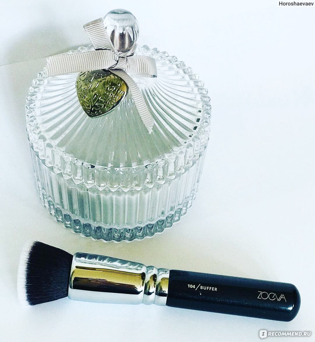 Кисть для лица Zoeva №104 Buffer face brush - «Кисть-долгожитель. Моя  любовь, кисть у которой нет аналогов по качеству!» | отзывы