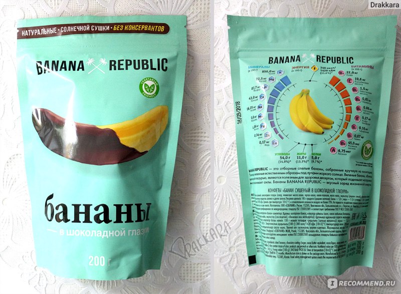 Бананы в шоколаде Banana Republic