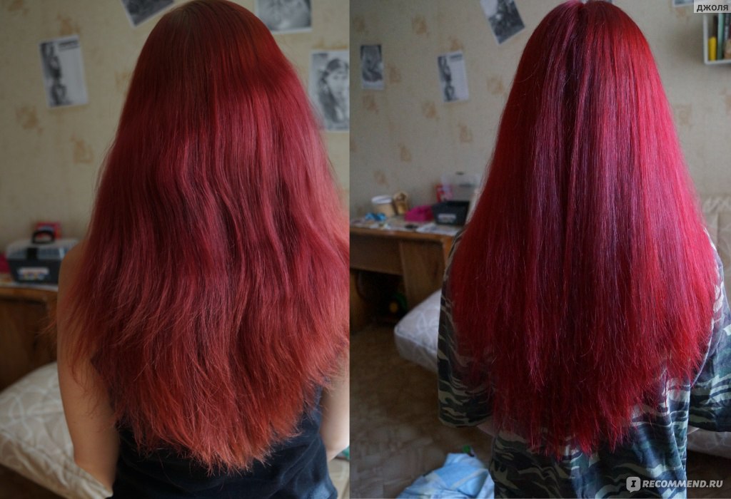 Как осветлить красный цвет волос в домашних условиях