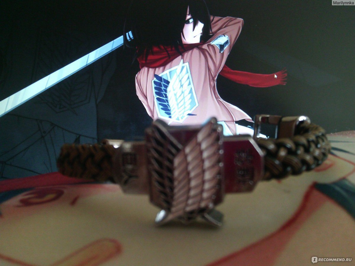 Браслет Ebay Unbranded generic Атака титанов/Anime Attack On Titan Bracelet  Cosplay Leather Bracelets Unisex Charm Brown EY - «Клевый браслетик с  символом из аниме Атака титанов» | отзывы