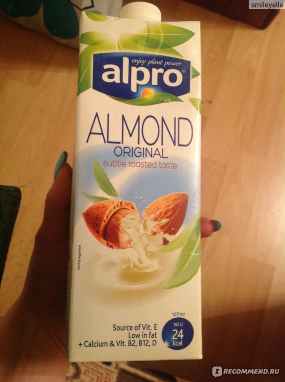 Каша на миндальном молоке alpro