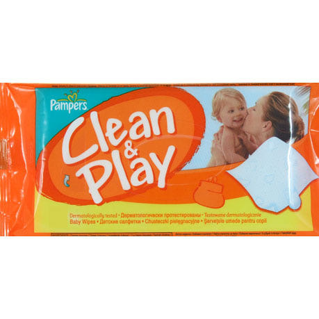 Влажные салфетки Pampers Clean and Play фото