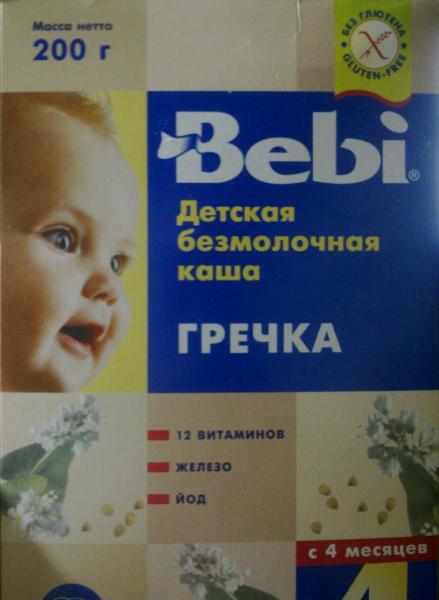 Каша bebi гречневая безмолочная как готовить