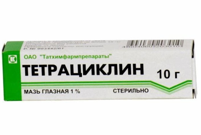 Антибиотик ОАО "Татхимфармпрепараты" Тетрациклиновая мазь глазная 1% фото