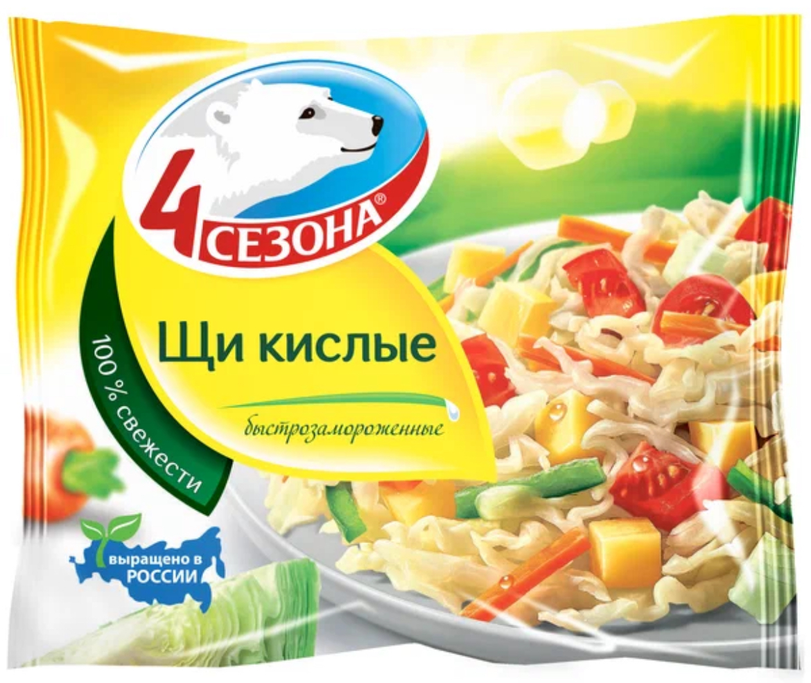 Овощи замороженные 4 сезона Щи кислые - «Вкусные русские щи - путь к сердцу  мужчины. Я знаю, как сделать эти щи ещё вкуснее!» | отзывы