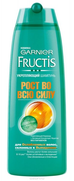 Шампунь Garnier Fructis Укрепляющий для ослабленных волос "Рост во всю силу" фото