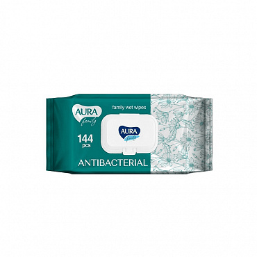 Влажные салфетки AURA family Antibacterial - «Маленькие и красивые ...
