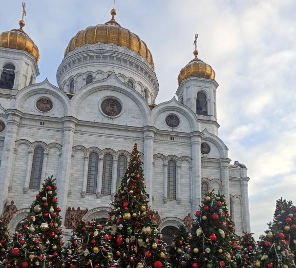 Новый год в храме христа спасителя