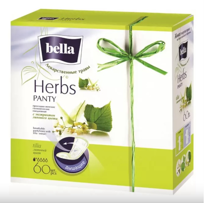 Прокладки ежедневные Bella Herbs Panty Липовый цвет фото