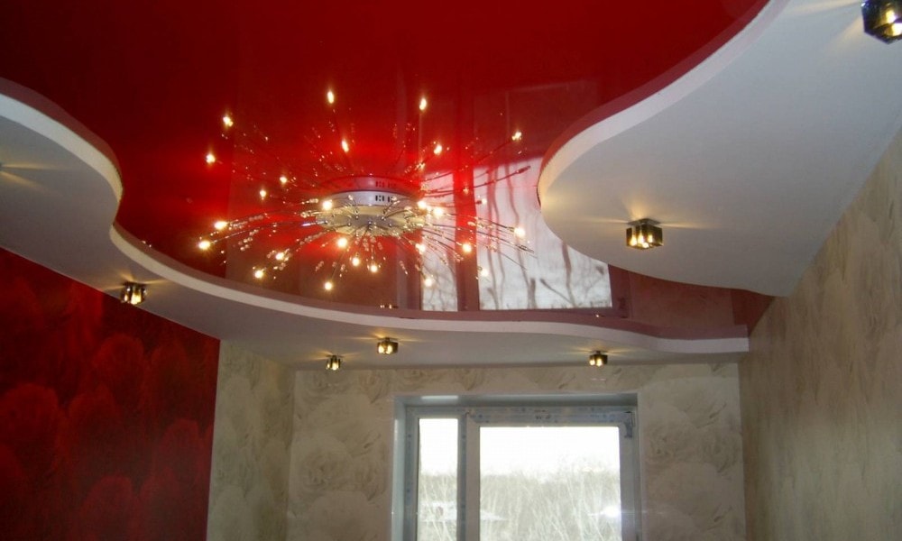 Как сделать двухуровневый потолок из гипсокартона с подсветкой по периметру