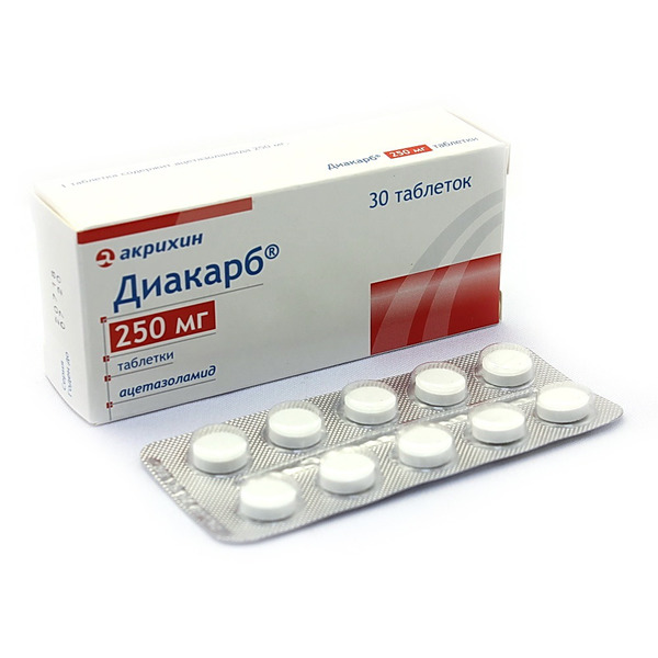 Мочегонные средства Акрихин Диакарб 250 мг - «ВСД. Спорный диагноз .