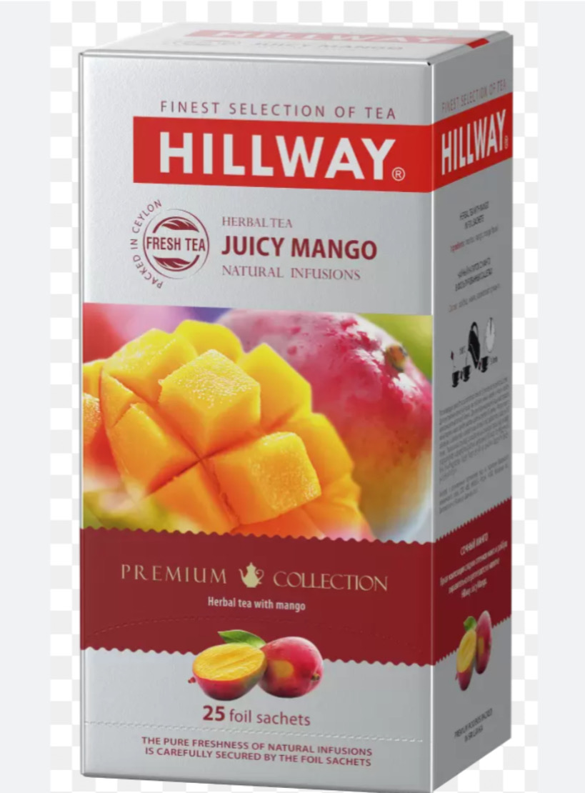 Чай черный в пакетиках Hillway Манго | отзывы
