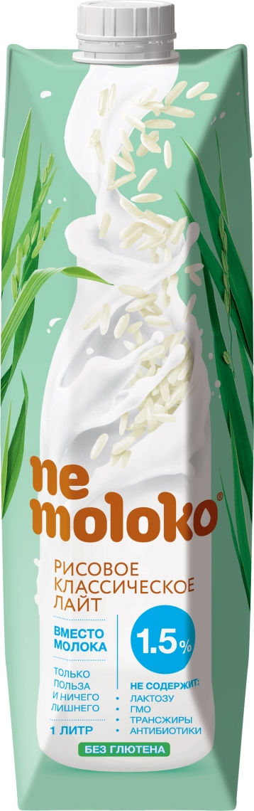 Напиток Nemoloko Рисовое классическое лайт фото