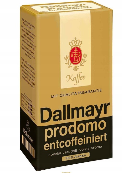 Кофе молотый Dallmayr prodomo entcoffeiniert без кофеина | отзывы