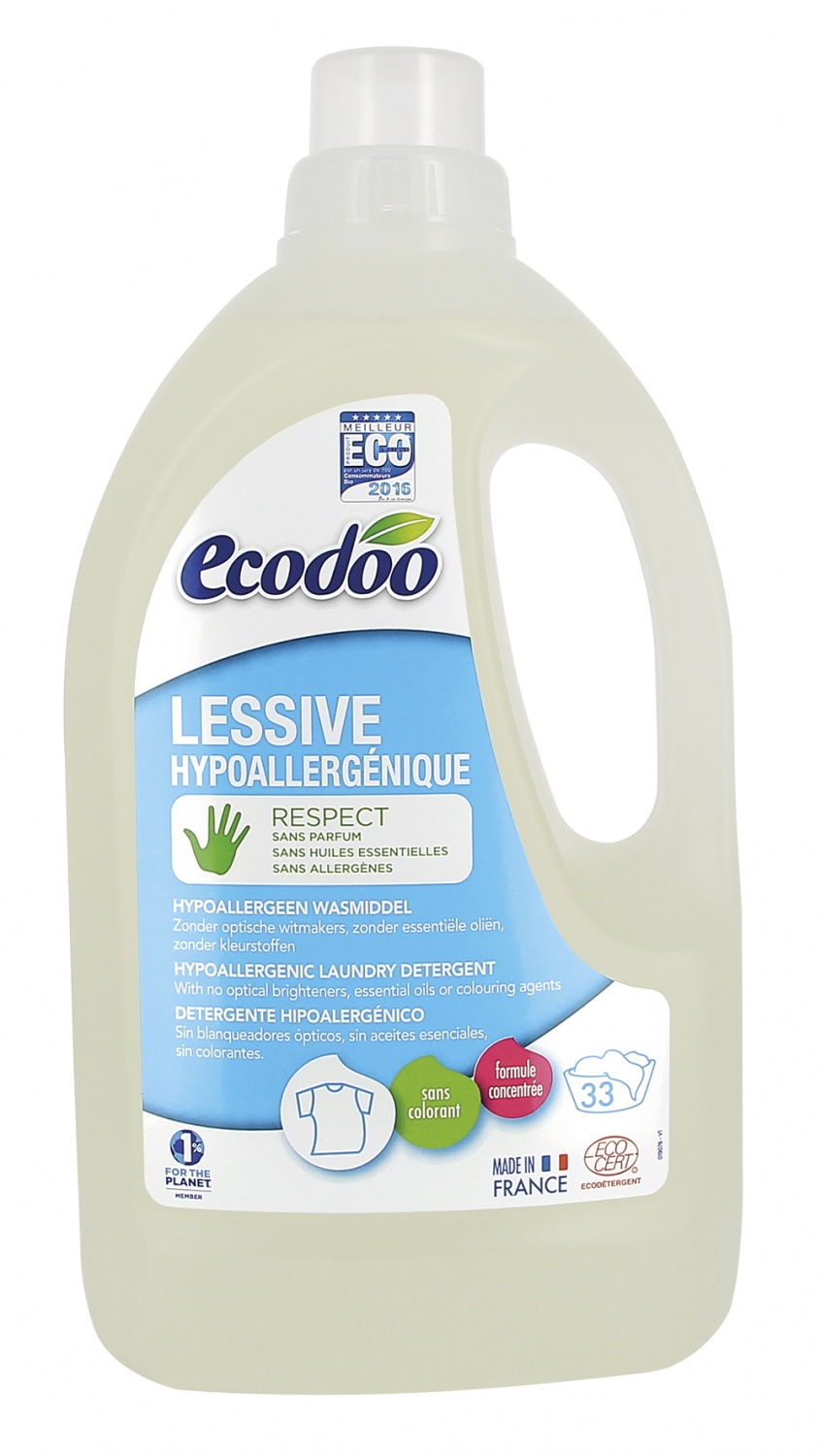 Жидкое средство для стирки белья Ecodoo гипоалергенное 2 в 1 фото