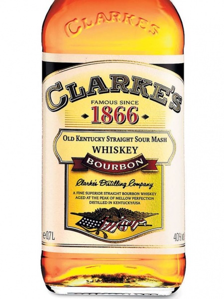 Виски Clarke's 1866 Bourbon whiskey  фото