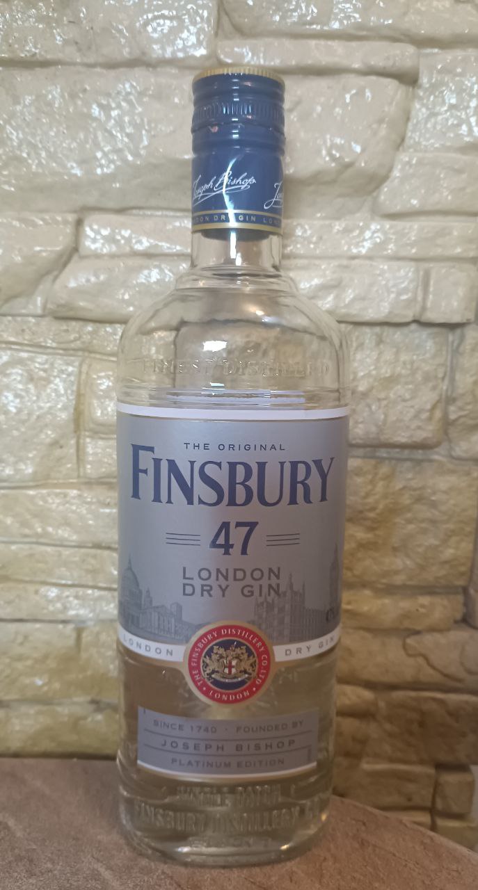 Джин Finsbury 47 London Dry Gin - «Очень крепкий джин » | отзывы