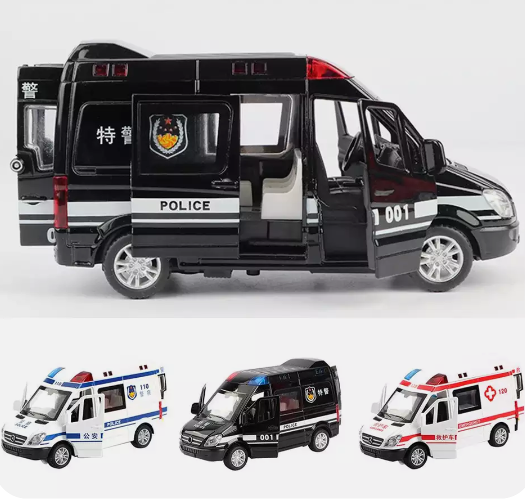 Aliexpress Металлическая модель скорая помощь, полиция со звуком и светом  Mini car made of metal alloy, with sound and light - «Хорошая игрушка» |  отзывы