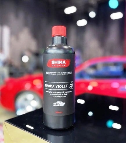 Автошампунь SHIMA для ручной мойки Detailer Aroma Violet с лубрикантом ...