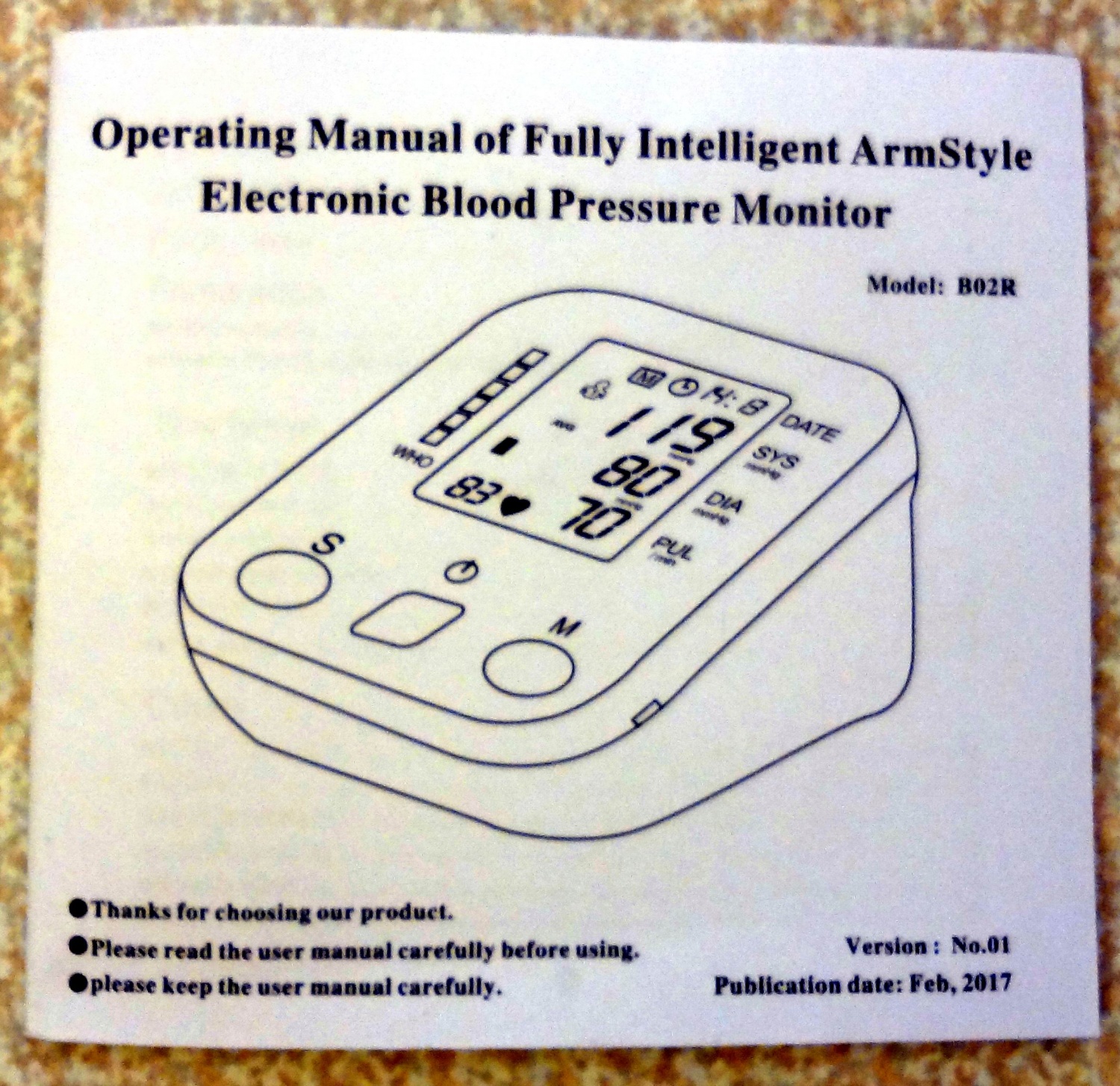 Инструкция Blood Pressure Monitor на русском