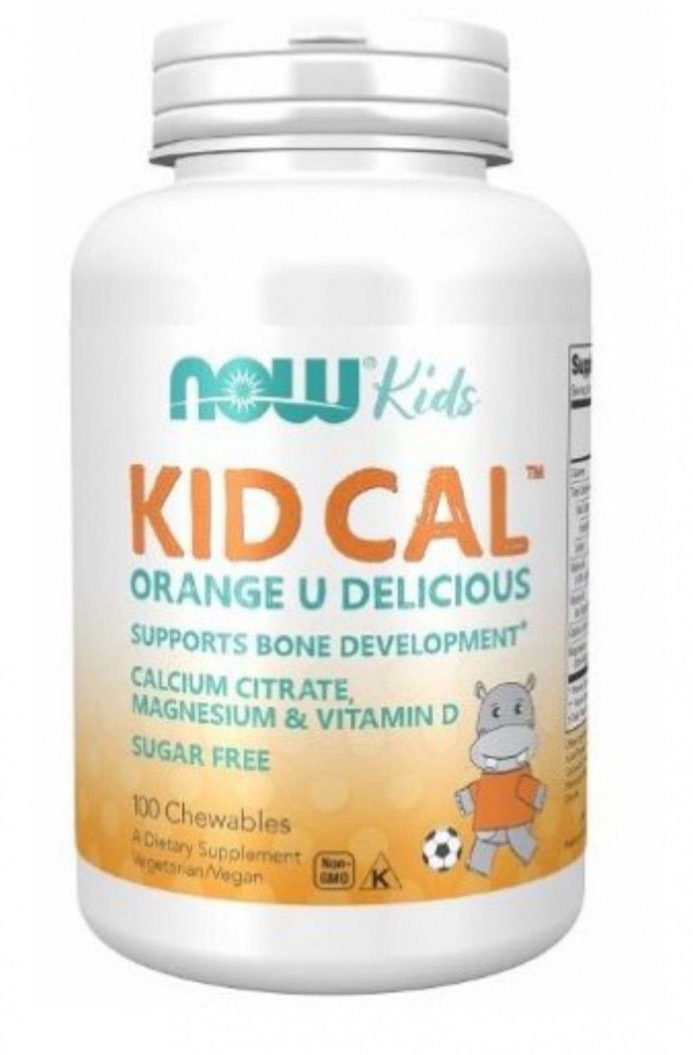 БАД Now Kids KID CAL детский витаминный кальций, жевательные таблетки ...