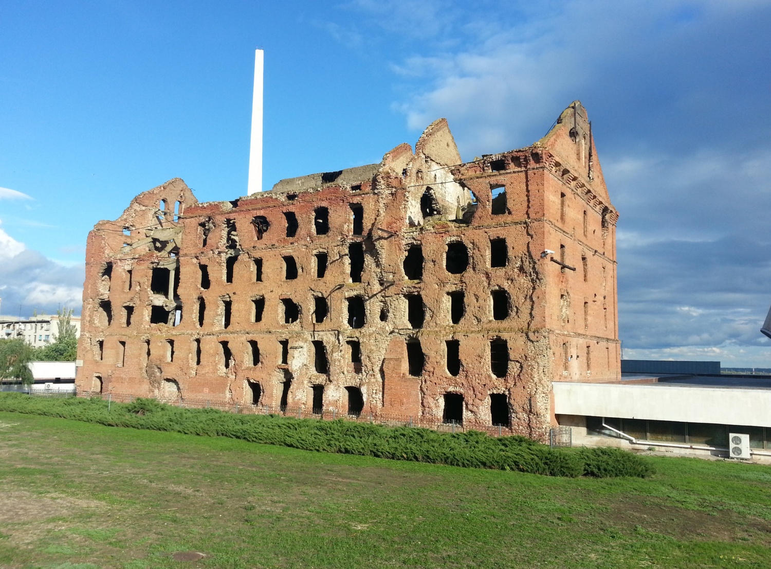 Руины мельницы Гергардта в Волгограде