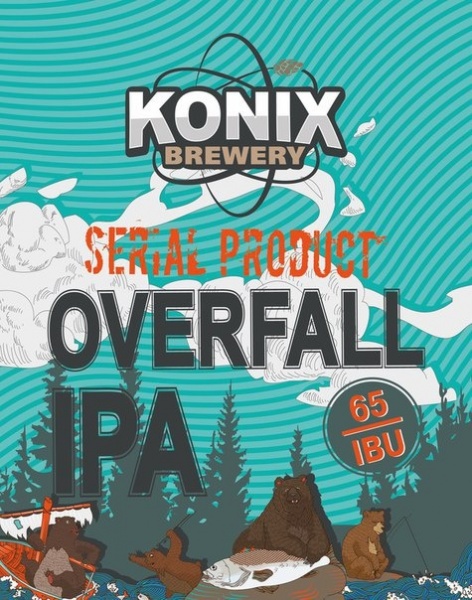 Пиво Konix Brewery OVERFALL IPA фото