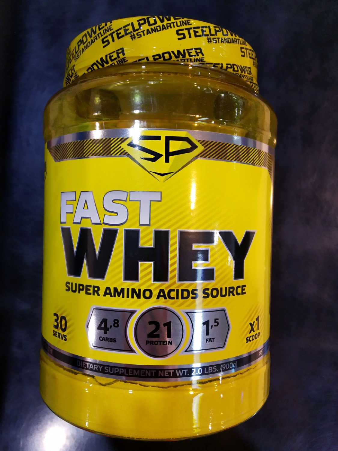 Протеин Steel Power сывороточный Fast Whey вкус "Арахис-карамель-нуга ...