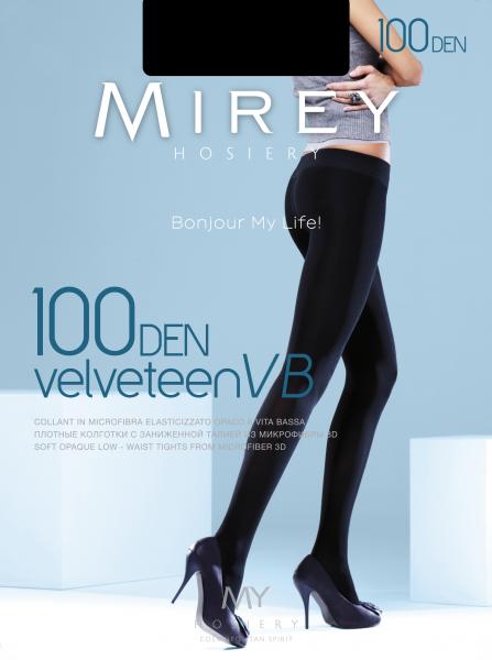 Колготки Mirey Velveteen VB 100 Den Bonjour My Life - Плотные с заниженной  талией из микрофибры 3D | отзывы