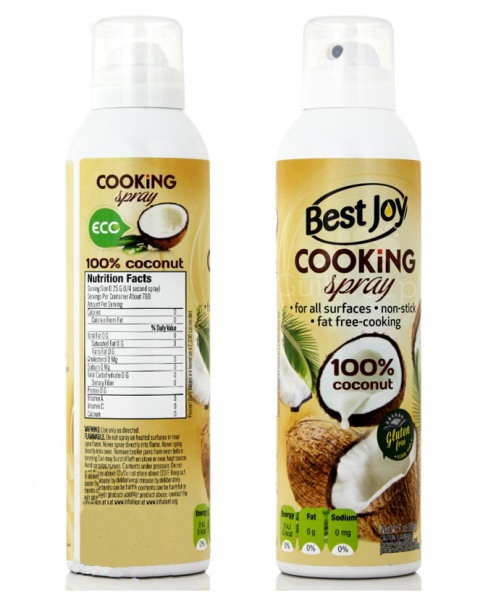 Кулинарный спрей Best Joy Cooking spray 100% coconut | отзывы
