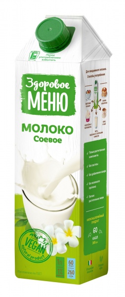 Молоко соевое Здоровое меню  фото