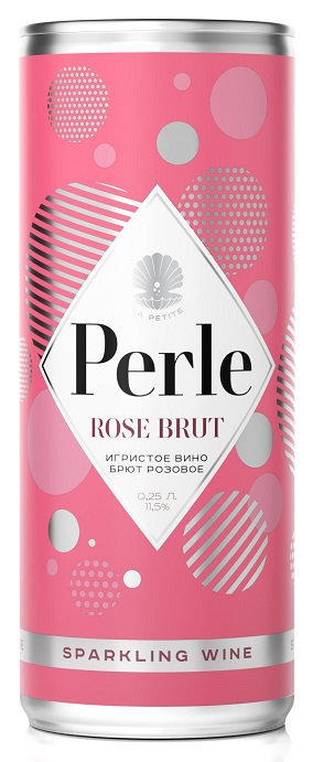 Игристое вино ООО "Союз-Вино" Perle rose brut розовое фото