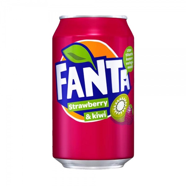 Безалкогольный газированный напиток Fanta Клубника и киви фото