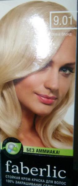 Крем-краска для волос без аммиака Faberlic Перламутровый блонд фото