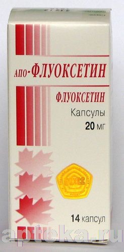 Лекарственный препарат APOTEX INC.апо- Флуоксетин 20м 14 капс .