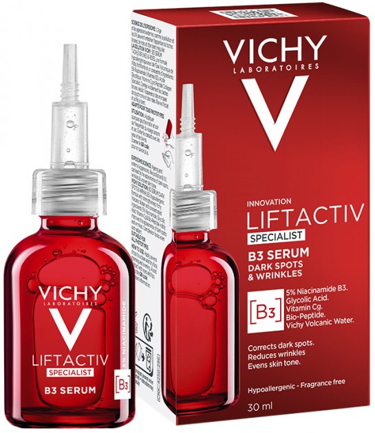 Сыворотка для лица Vichy Liftactiv Specialist B3 Serum с витамином B3 против пигментации и морщин фото