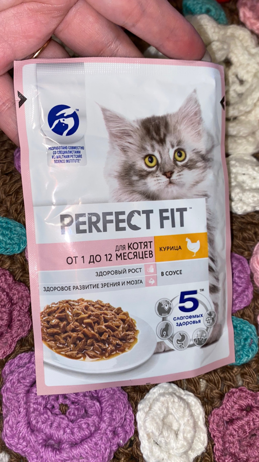 Корм для кошек Perfect Fit Для котят от 1 до 12 месяцев курица | отзывы