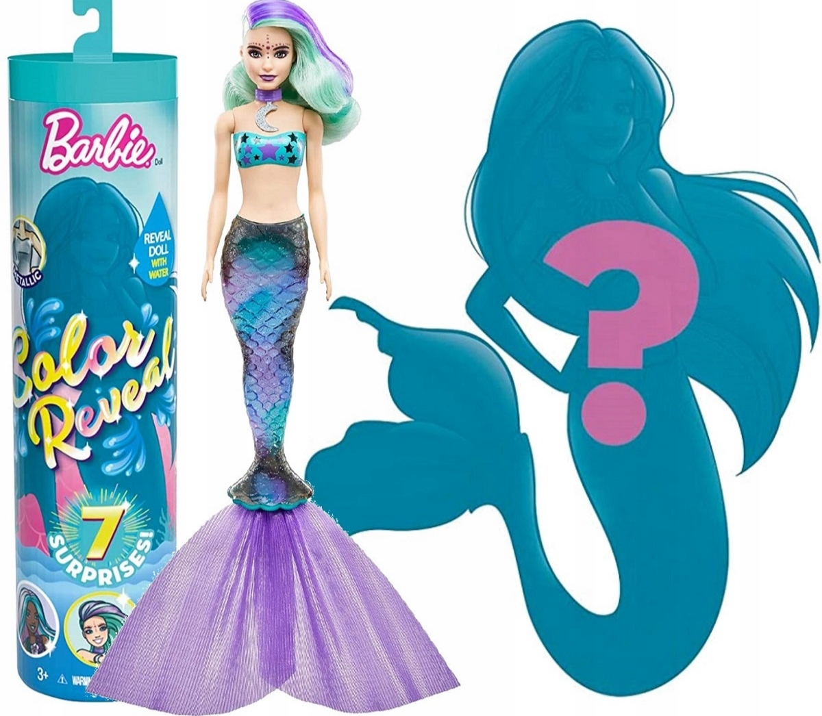 Кукла Mattel Barbie color reveal Mermaid фото