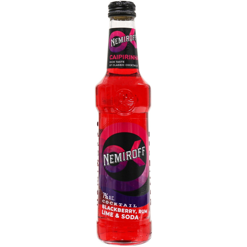 Напиток слабоалкогольный спиртованный газированный Nemiroff Caipirinha ...