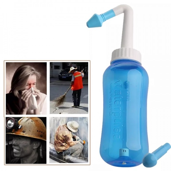 Устройство для промывания носа Waterpulse AliExpress Sinucare Nasalrinse bottle Nose Wash System Sinus & Allergies Relief Nasal Pressure Rinse Neti pot фото