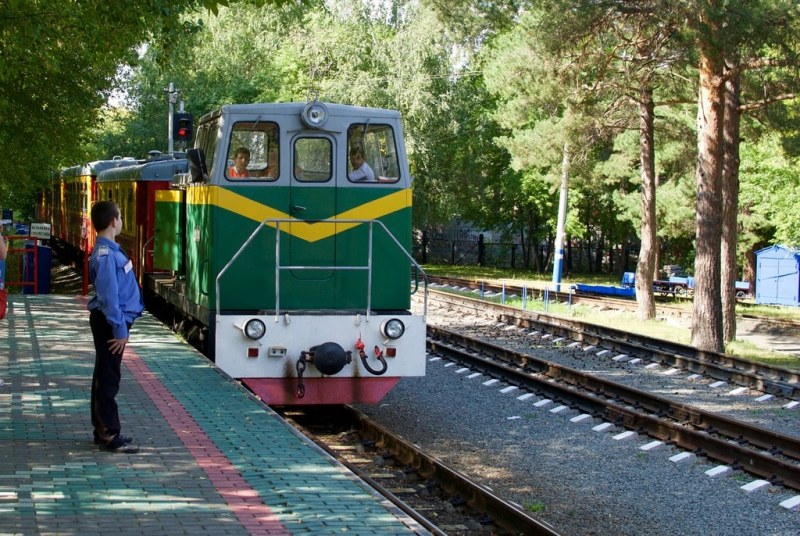 Детская железная дорога челябинск парк гагарина карта