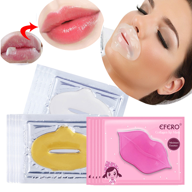Гидрогелевые патчи для губ Aliexpress 5/8/10Pack Crystal Collagen Lip Mask Gel Patches for Lip Hydrating Masks Moisturizing Essence Lip Skin Care Enhancer Pads Dry фото
