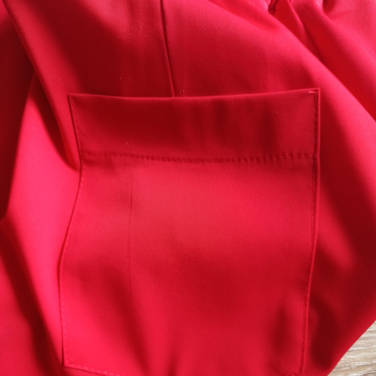 Брюки AliExpress Za Women 2021 red Chic Fashion Side Pockets Loose Wide Leg Pants Vintage High Elastic Waist Drawstring Female Trousers Mujer фото