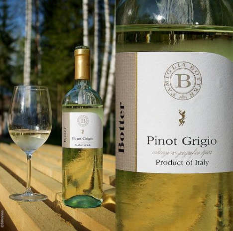 Вино белое сухое Miglia botter Пино Гриджио (Pinot Grigio) | отзывы